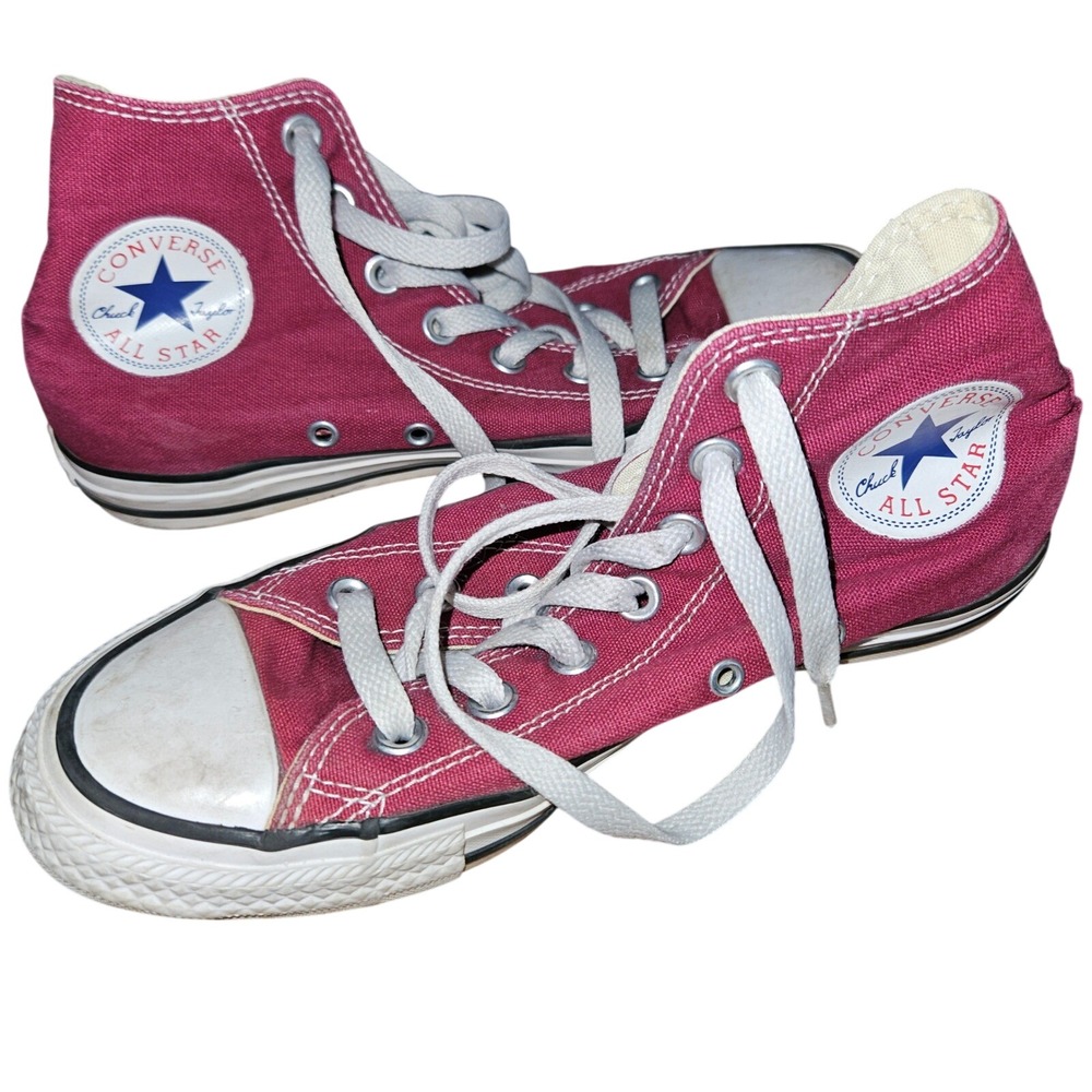 Converse Chuck Taylor All Star High Top Maroon Burgundy Mens 5 Womens 7 M9613‎